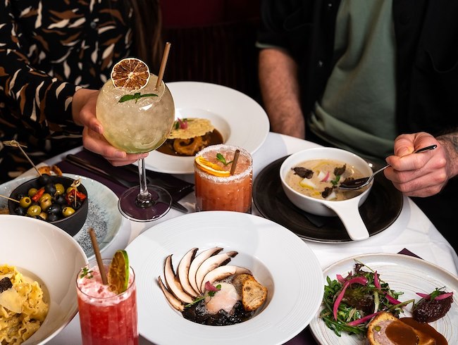 French Fusion in a Modern Bistro Setting